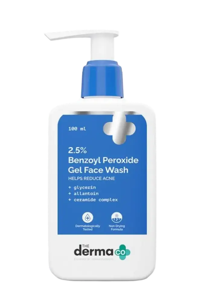 The Derma Co 2.5% Benzoyl Peroxide Gel Face Wash