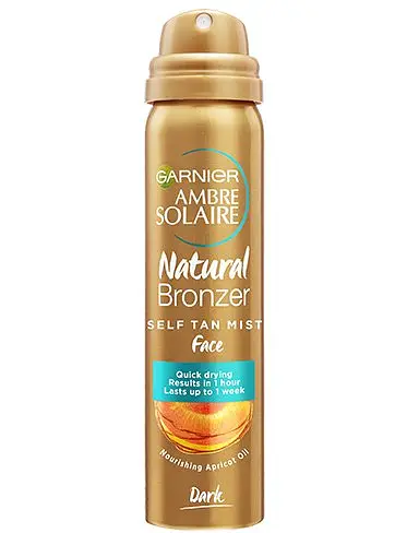 Garnier Ambre Solaire Natural Bronzer Self Tan Mist Face Intense Denmark