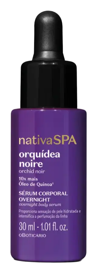 O Boticário Sérum Corporal Overnight Nativa SPA Orquídea Noire
