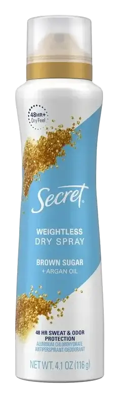 Secret Weightless Dry Spray Brown Sugar + Argan Oil