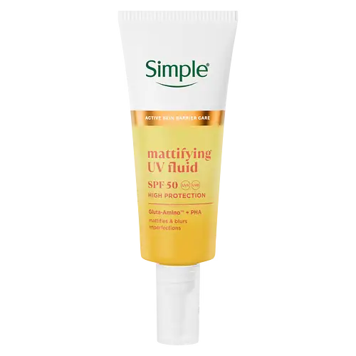 Simple Skincare Mattifying UV Fluid SPF 50 UVA/UVB