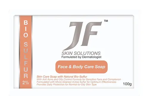 JF The Skin Specialist Bio Sulfur 2% Anti Acne Face & Body Care Soap