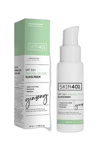 Skin401 SPF 50+ Mineral Filter Sunscreen