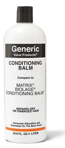 Generic Value Products Conditioning Balm Compare to Matrix Biolage Conditioning Balm