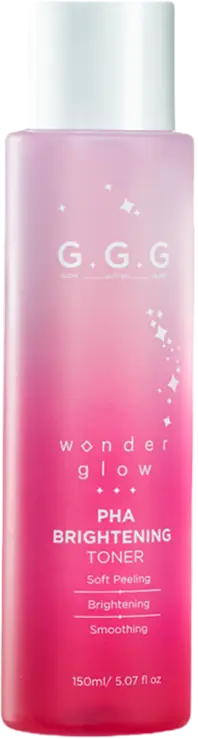 G.G.G Cosmetics Wonder Glow PHA Brightening Toner