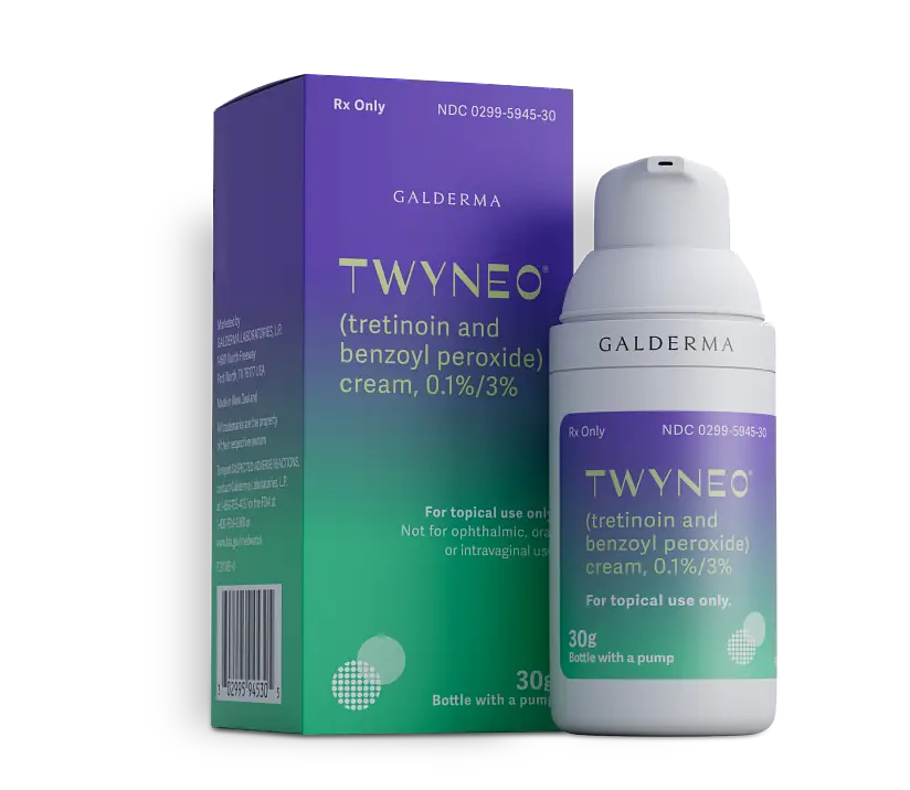 Twyneo Tretinoin .1% + Benzoyl Peroxide 3% Cream