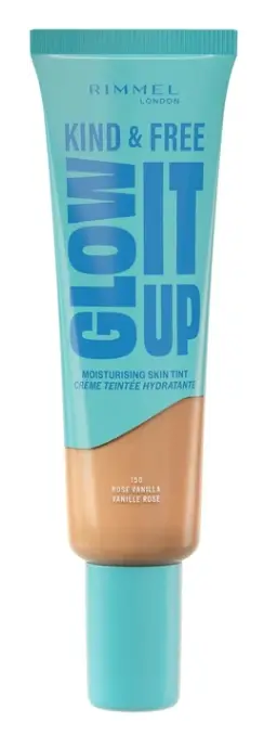 Rimmel London Kind & Free Glow It Up Hydrating Skin Tint 150 Rose Vanilla