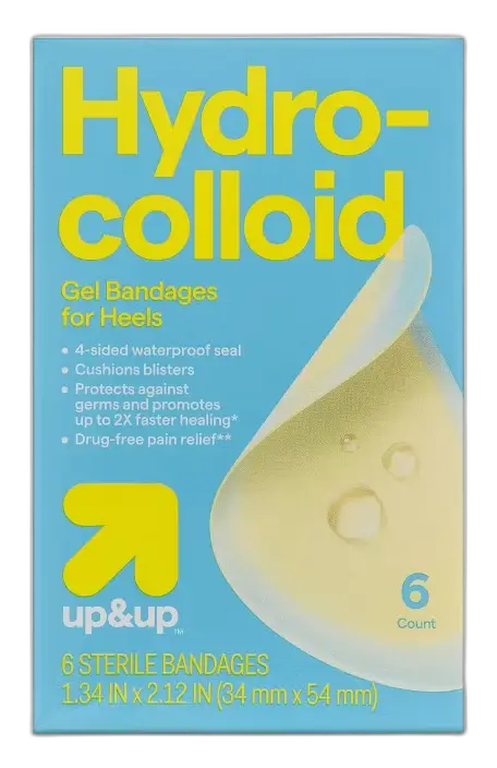 up&up Hydrocolloid Gel Bandages For Heels