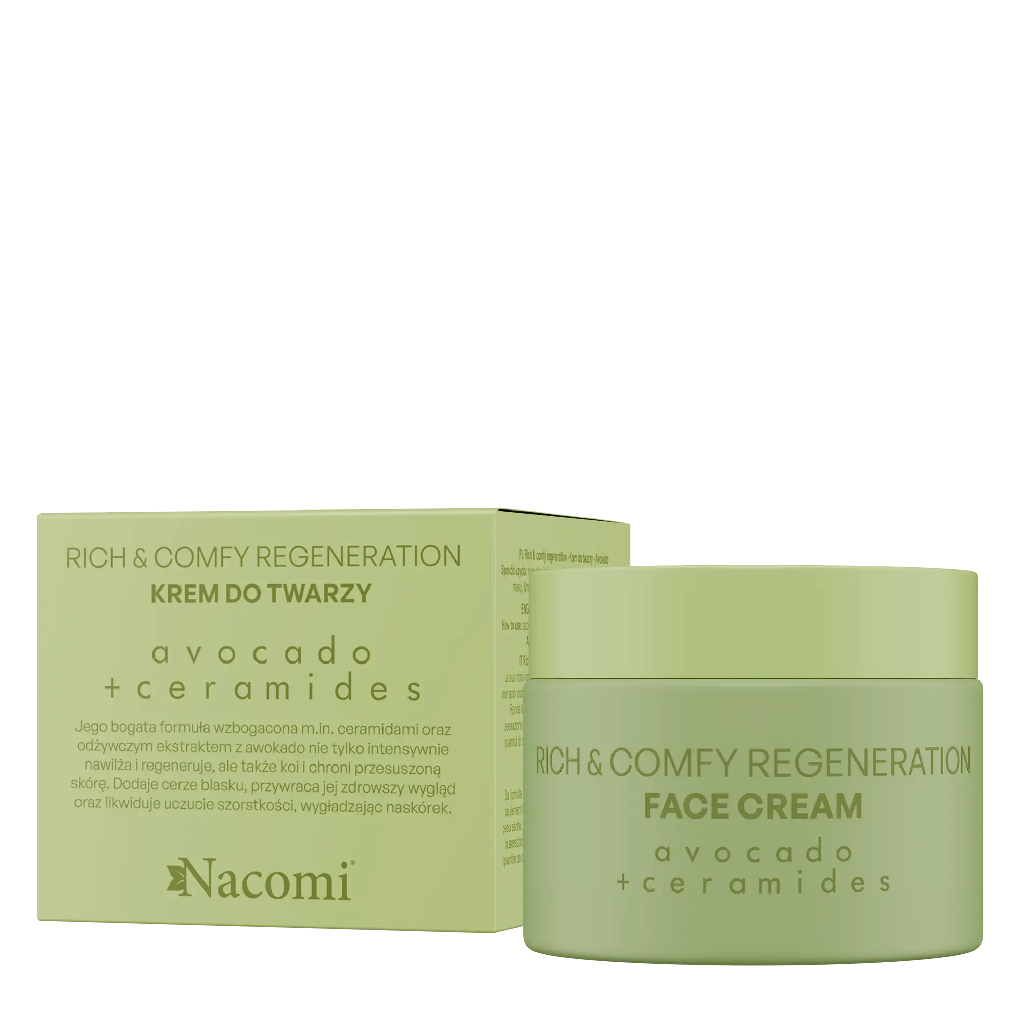 Nacomi Rich & Comfy Regeneration Avocado Face Cream