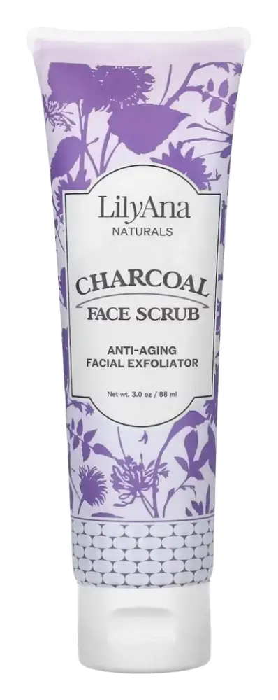LilyAna Naturals Anti-Aging Charcoal Face Scrub