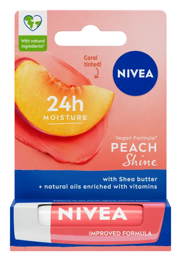 Nivea Peach Shine Lip Balm UK