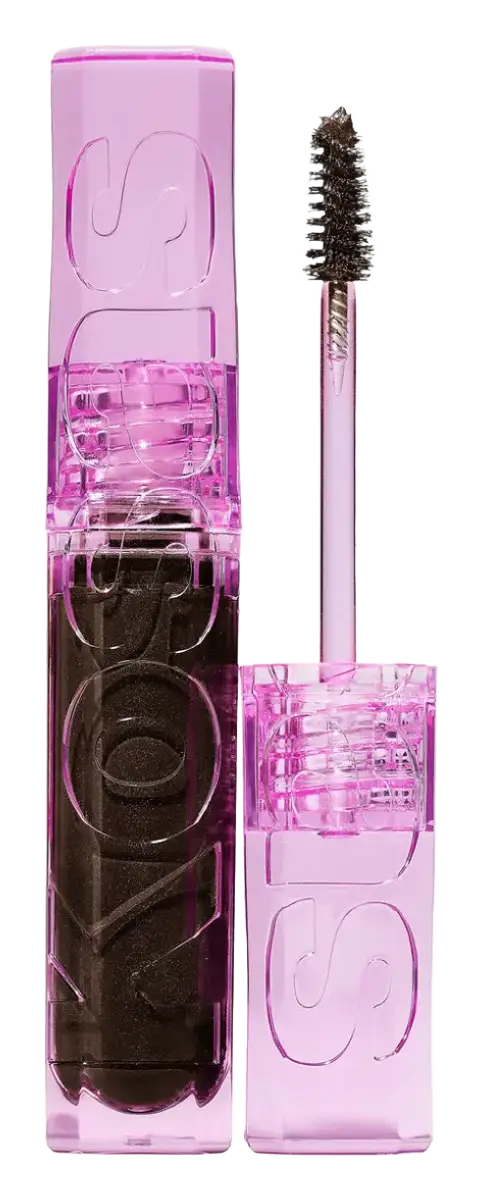 Kosas Air Brow Tinted Volumizing Eyebrow Gel Brown Black
