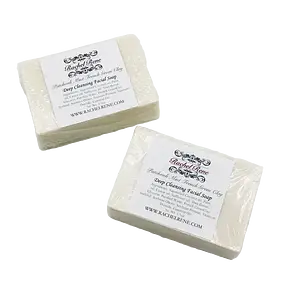 Rachel Rene Patchouli Mint French Green Clay Facial Soap Bar