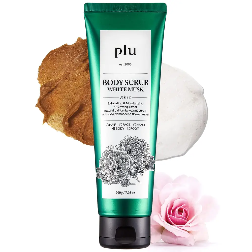 PLU 3 In 1 Body Scrub White Musk