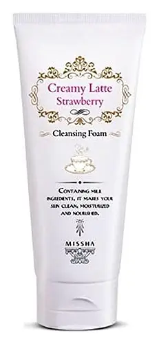 Missha Creamy Latte Strawberry Cleansing Foam