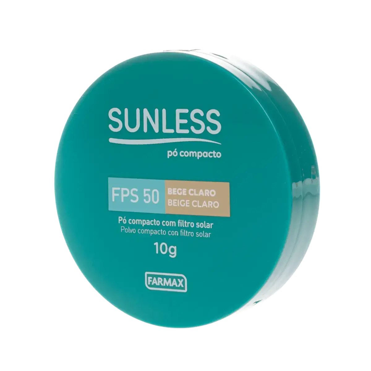 Farmax Pó Compacto Sunless SPF 50 Beige Claro