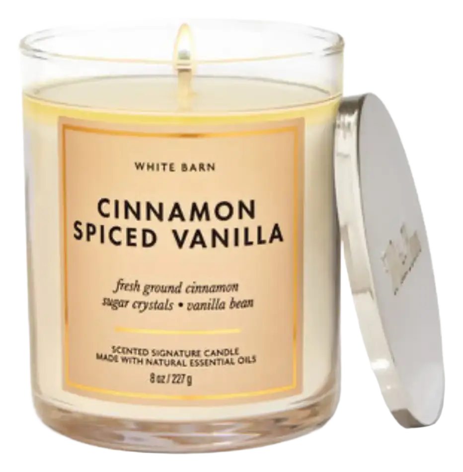 Bath & Body Works Single Wick Candle Cinnamon Spiced Vanilla