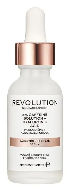 Revolution Beauty Targeted Under Eye Serum - 5% Caffeine + Hyaluronic Acid Serum