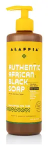 Alaffia Authentic African Black Soap All-In-One Eucalyptus Tea Tree