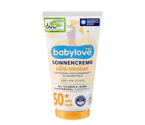 babylove dm Sonnencreame Ultra Sensitive SPF 50+