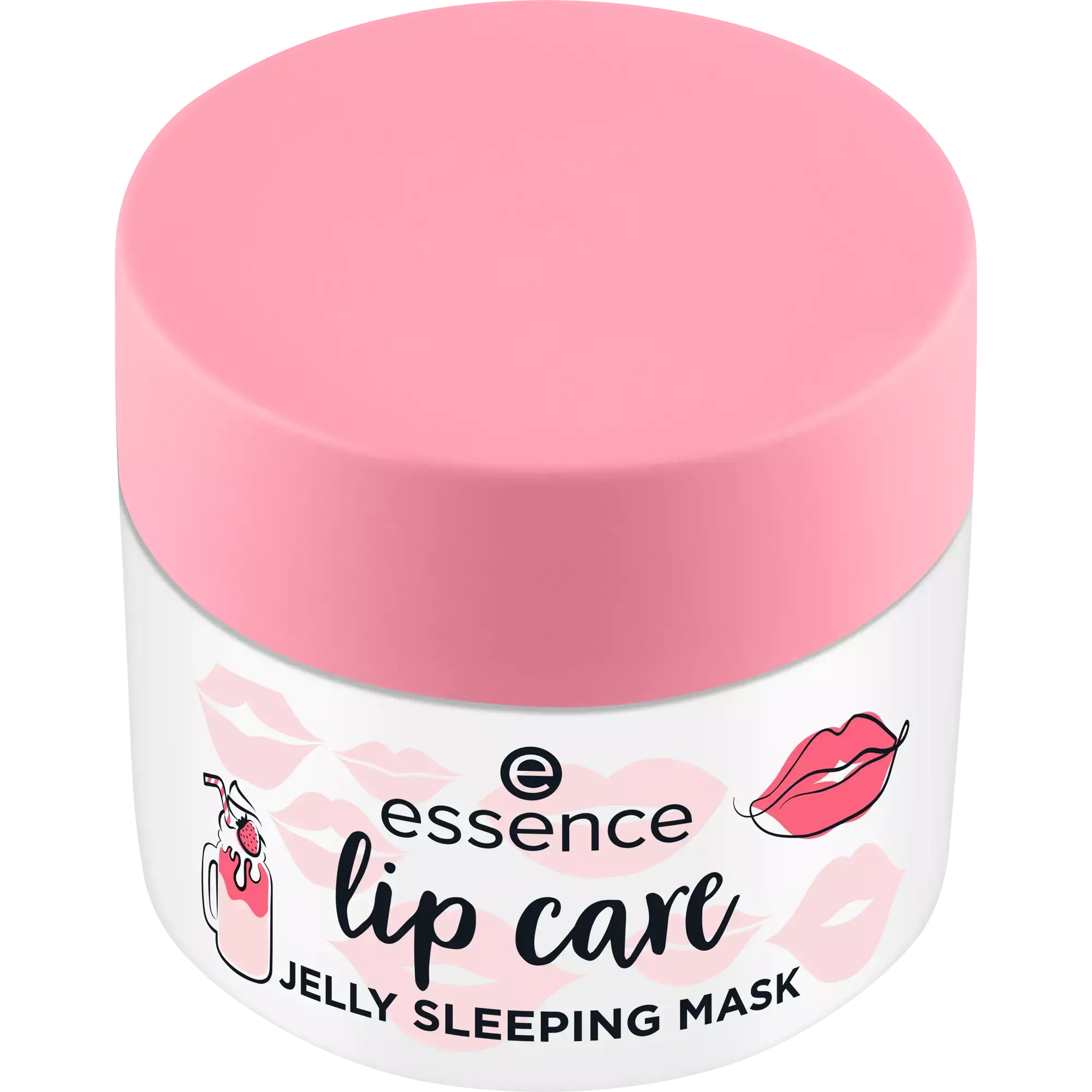 Essence Lip Care Jelly Sleeping Mask Strawberry Milkshake