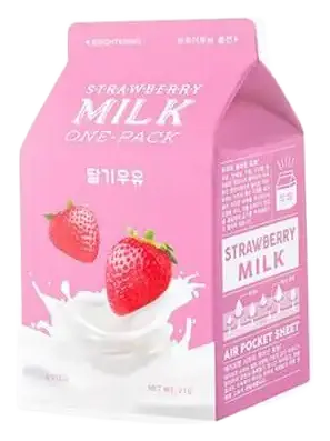 A'Pieu Milk Sheet Mask Strawberry