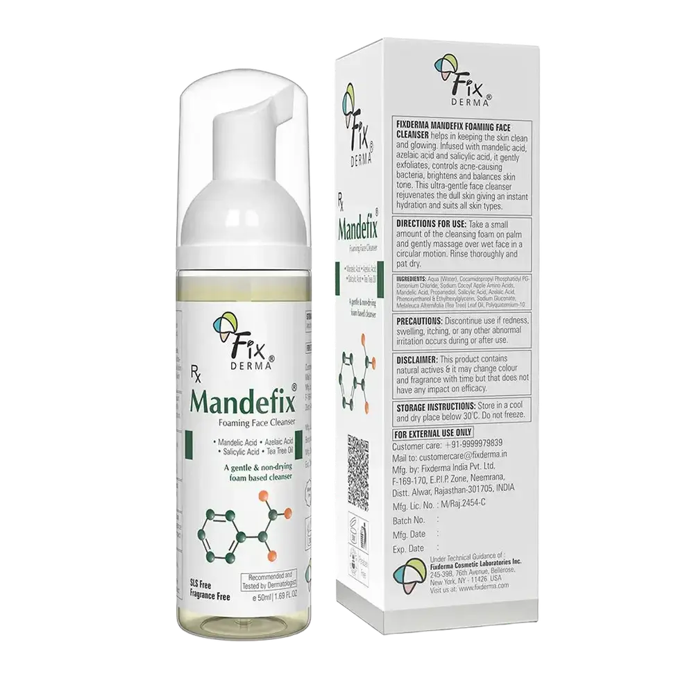 Fixderma Skincare Mandefix Foaming Face Cleanser