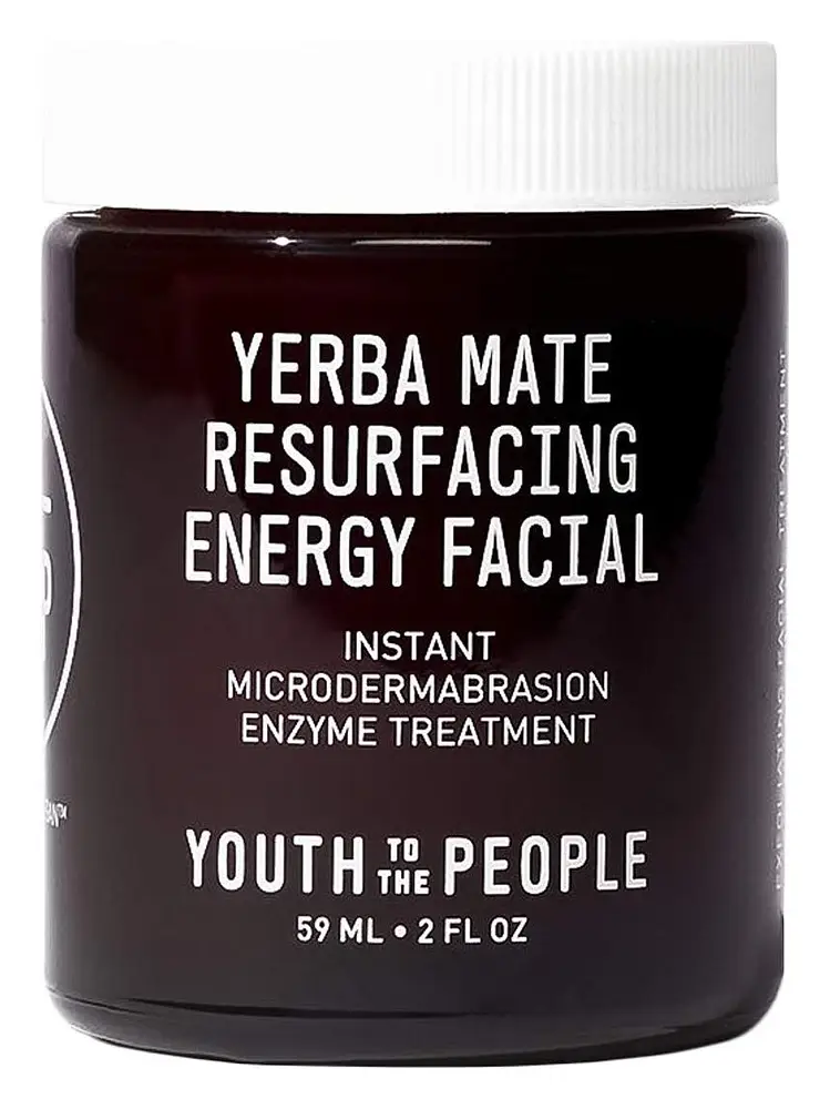 Youth To The People Yerba Mate Resurfacing + Exfoliating Energy Facial with Enzymes
