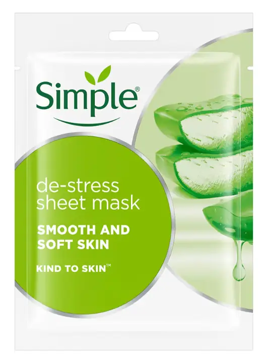 Simple Skincare Kind to Skin De-Stress Sheet Mask