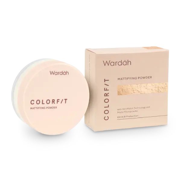 Wardah Colorfit Mattifying Powder 23W Warm Ivory