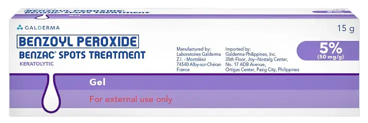 Benzac Benzoyl Peroxide Spots Treatment Gel 5%