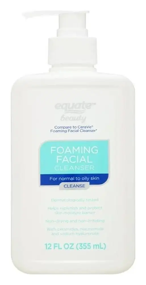 Equate Beauty Foaming Facial Cleanser for Normal to Oily Skin