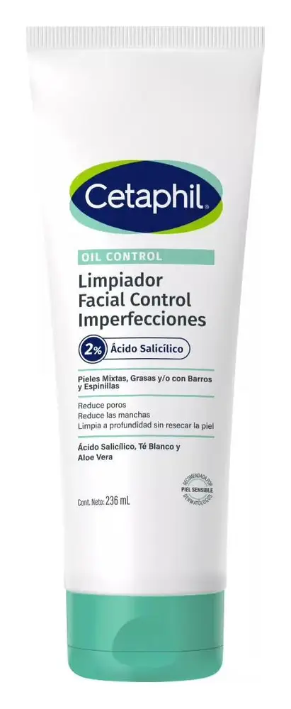 Cetaphil Oil Control Limpiador Facial Control Imperfecciones
