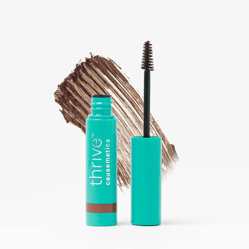 Thrive Causemetics Instant Brow Fix Semi-Permanent Eyebrow Gel Audrey (Medium Brown)