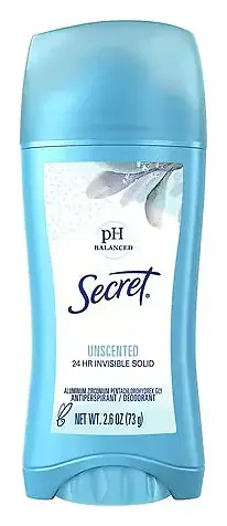 Secret Original Invisible Solid Deodorant Unscented