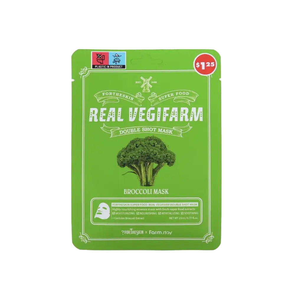 Farm Stay For The Skin Real Vegifarm Double Shot Mask
