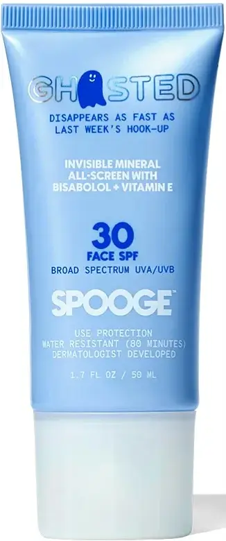 Spooge Ghosted Invisible Mineral All-Screen SPF30