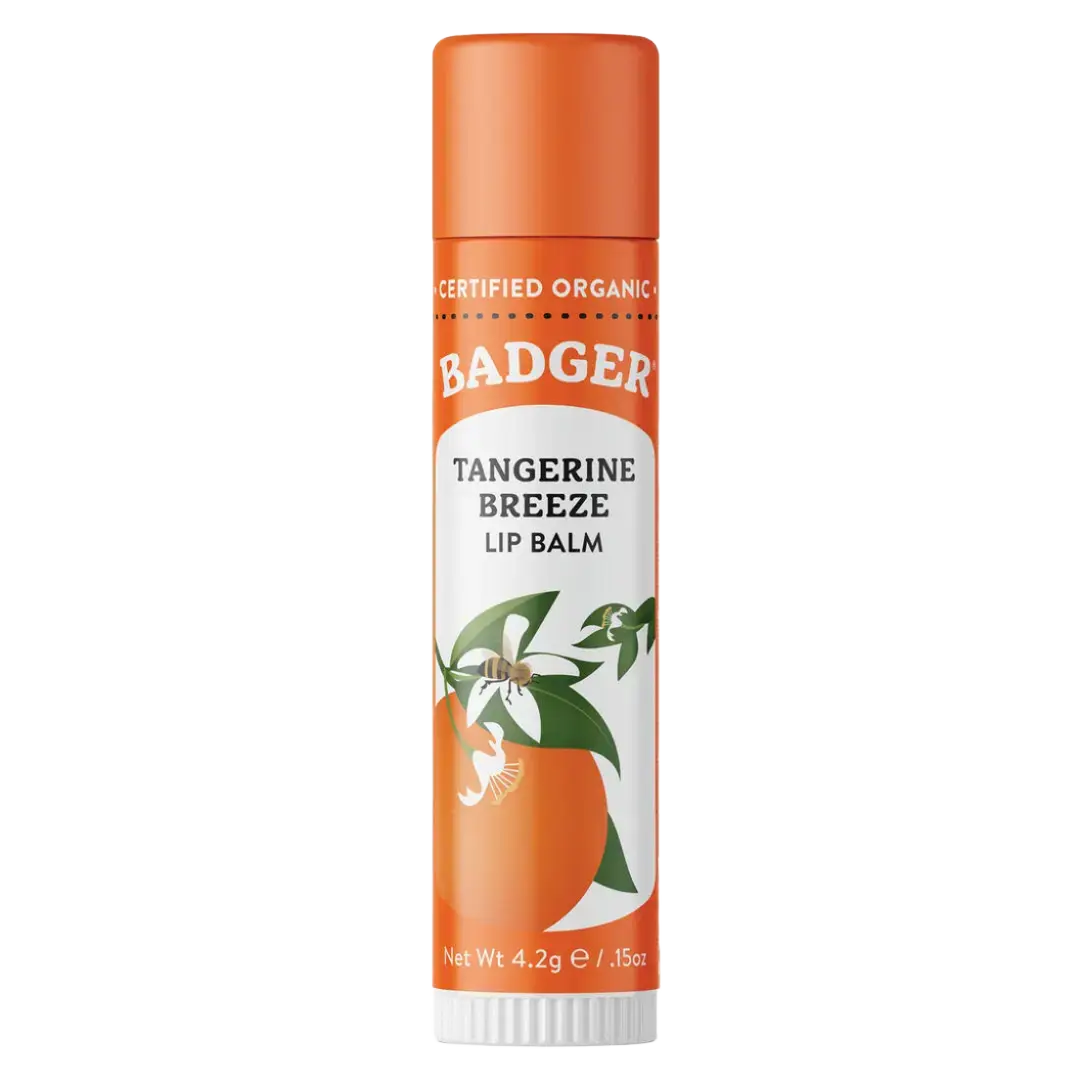 Badger Classic Lip Balm Tangerine Breeze