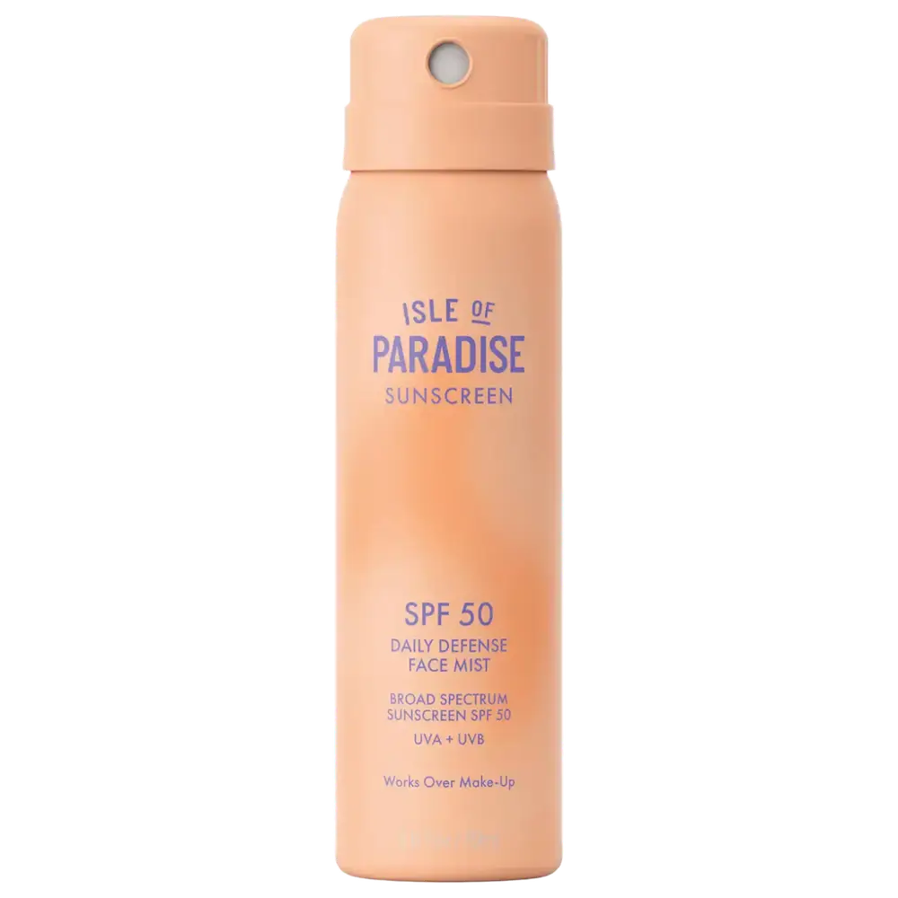 Isle of Paradise Daily Defense Face Mist SPF 50 Sunscreen