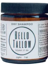 Bello Tallow Dry Shampoo Light