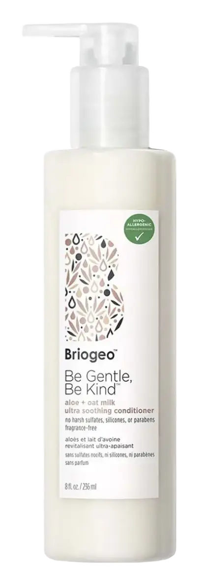 BrioGeo Be Gentle, Be Kind Aloe + Oat Milk Ultra Soothing Fragrance-free Hypoallergenic Conditioner