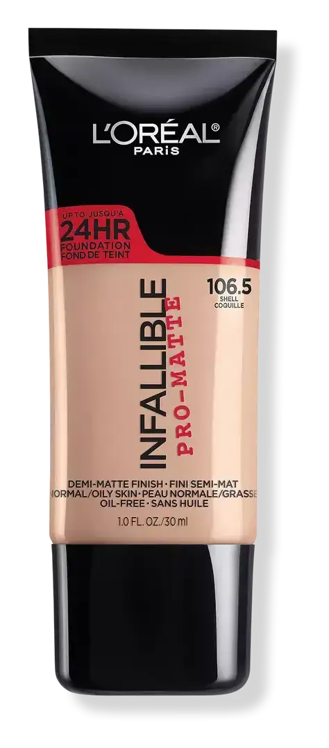 L'Oreal Infallible Pro-Matte Liquid Longwear Foundation 106.5 Shell