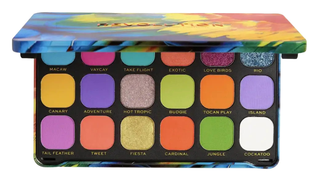 Revolution Beauty Forever Flawless Eyeshadow Palette Bird of Paradise