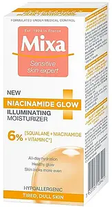 Mixa Niacinamide Glow Brightening Cream with Moisturizing Effect