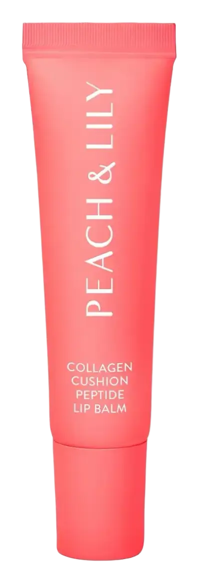 Peach & Lily Collagen Cushion Peptide Lip Balm Sheer Peach
