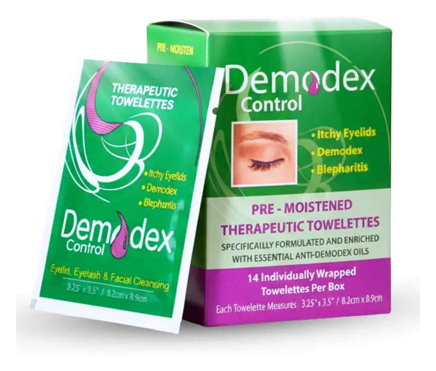 Ovante Demodex Control Pre-Moistened Therapeutic Towelettes