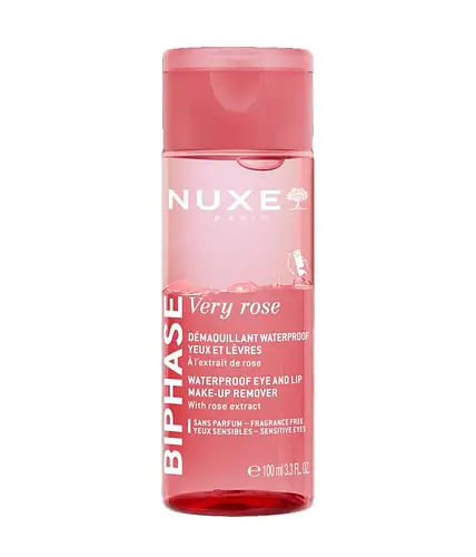 Nuxe Very Rose Biphase Waterproof Eye And Lip Make-Up Remover