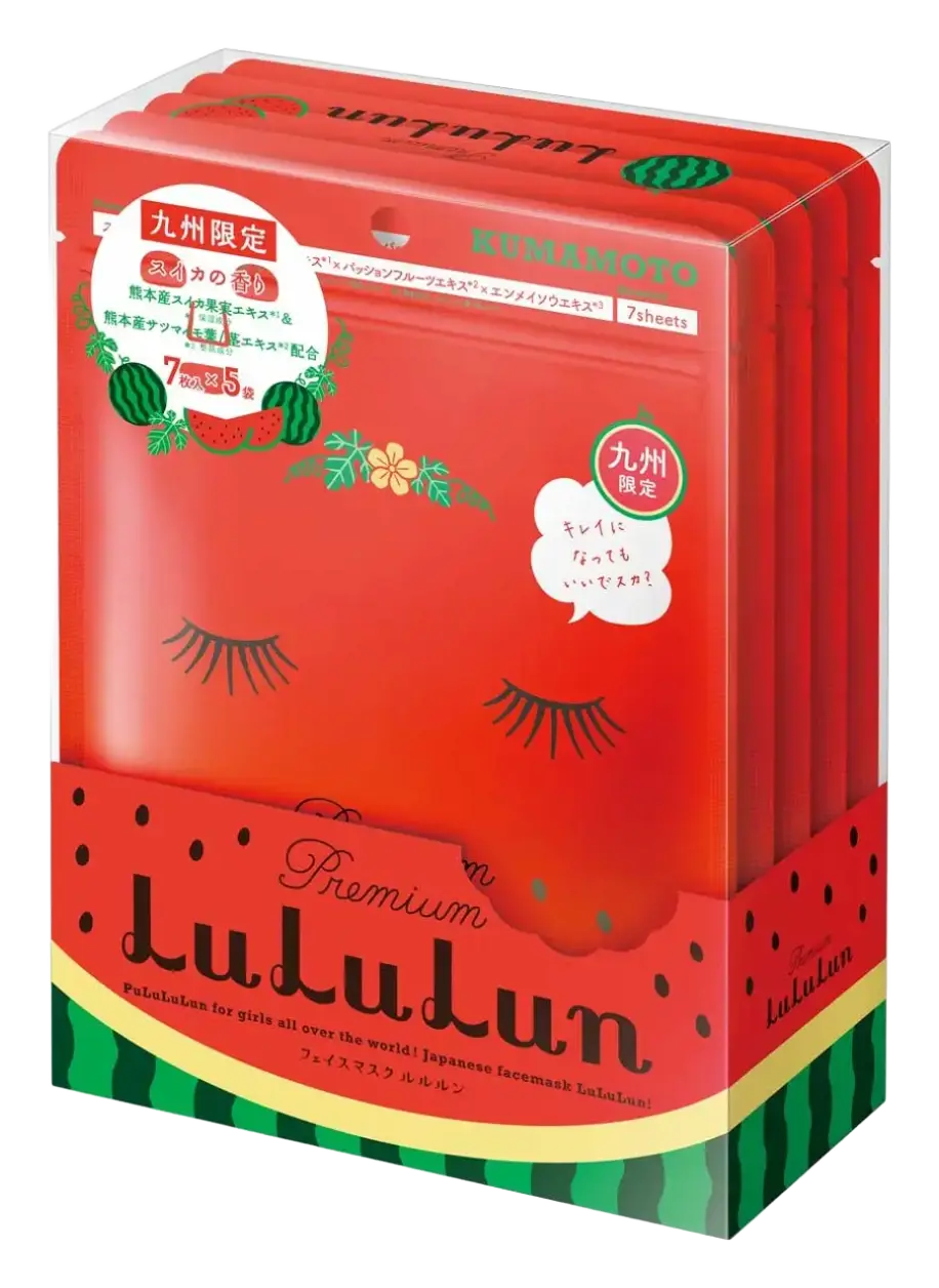 Lululun Travel Sheet Mask Kyushu Watermelon