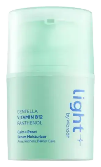 Wardah Light+ Calm + Reset Serum Moisturizer