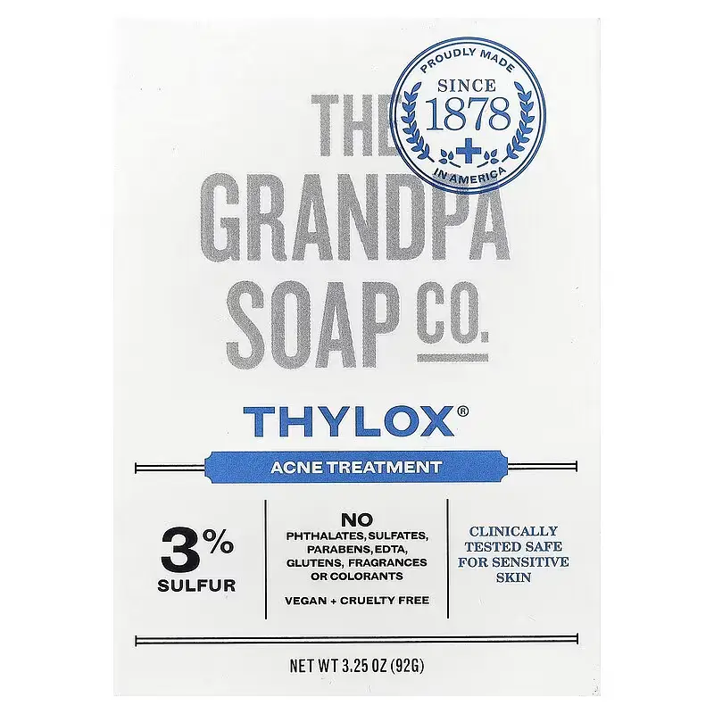 The Grandpa Soap Co. Thylox Acne Treatment Bar Soap
